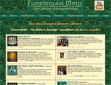 Tablet Screenshot of flowinglass.com